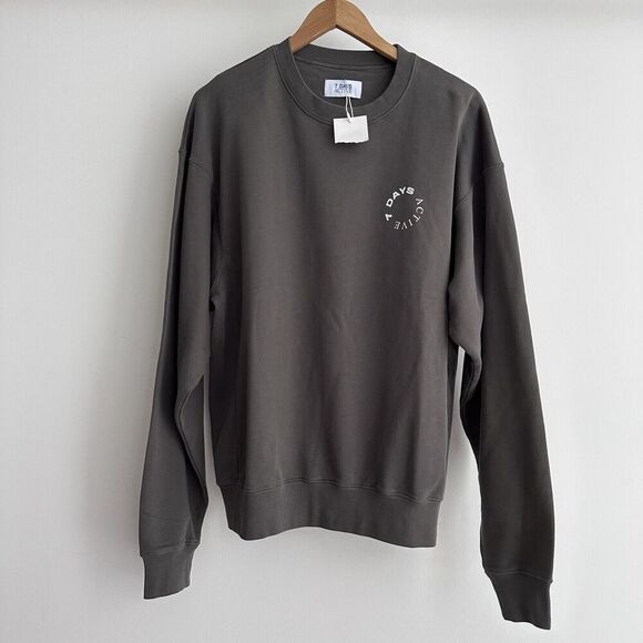 7 Days Active Monday Sweatshirt Unisex Medium Athleisure Everyday Cozy Comfy - Picture 7 of 7